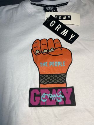 Camiseta Grimey Palestina - Blanca