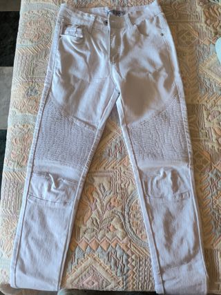 Pantalón blanco mujer - Talla única