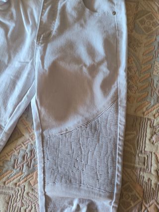 Pantalón blanco mujer - Talla única