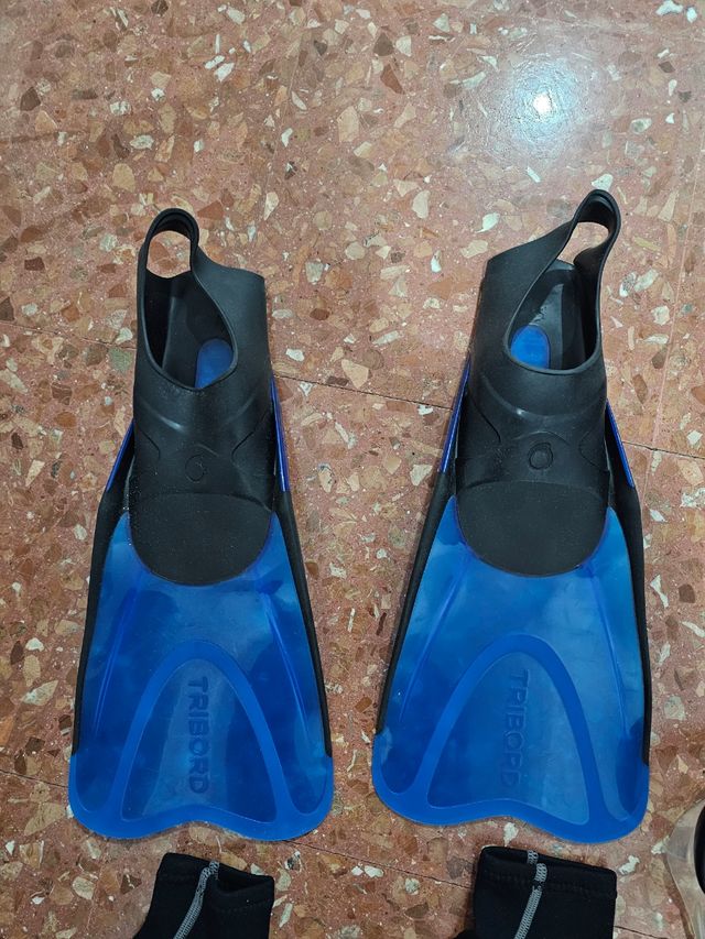 Aletas Tribord + Máscara++ Snorkel+bolsa