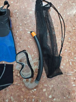 Aletas Tribord + Máscara++ Snorkel+bolsa