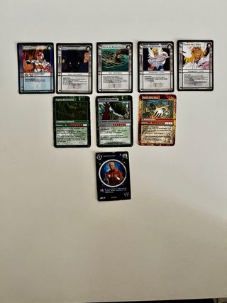 Lotto varie Carte collezionabili:Marvel & ecc...