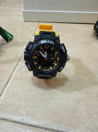 Reloj deportivo SMAEL amarillo-negro
