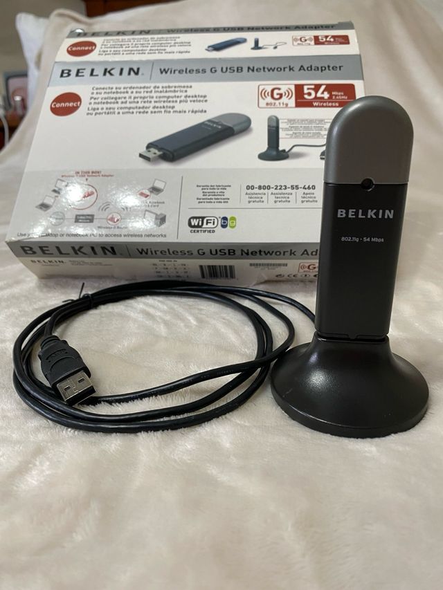 Adaptador USB Wifi Belkin 802.11g - 54Mbps