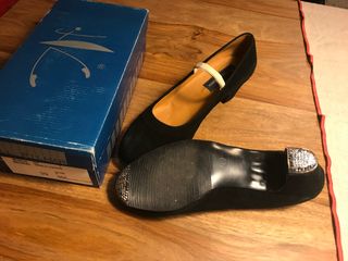 Zapatos baile flamenco BALL PILMAR negros