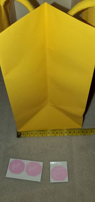 Busta regalo Swarovski gialla