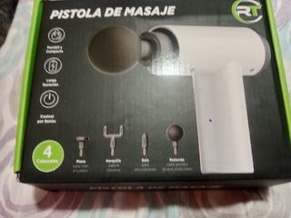 Pistola Masaje 4 Cabezales