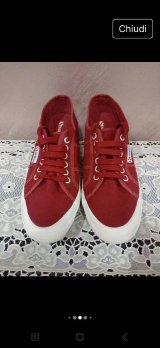 Superga 2750 Cotu - Scarpe rosse