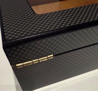 Umidificatore per sigari in carbonio