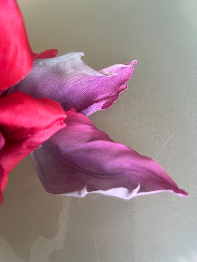 Spilla rosa seta - romantica