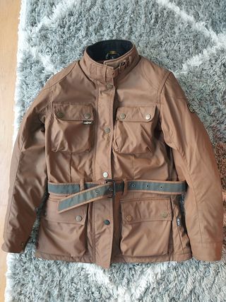 Chaqueta moto Garibaldi Heritage marrón