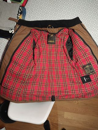 Chaqueta moto Garibaldi Heritage marrón