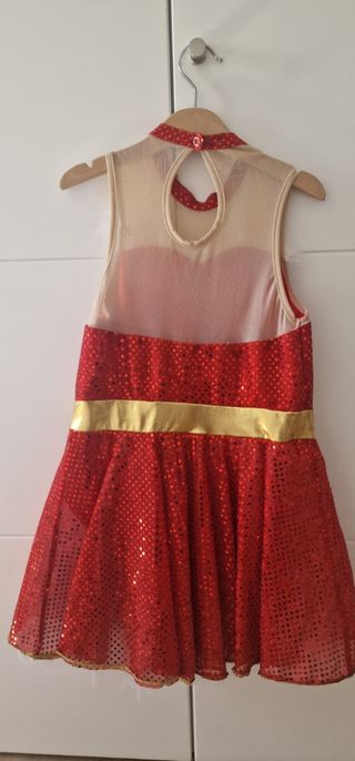 Traje baile niña Navidad 9-11 años