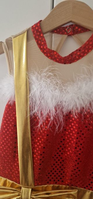 Traje baile niña Navidad 9-11 años