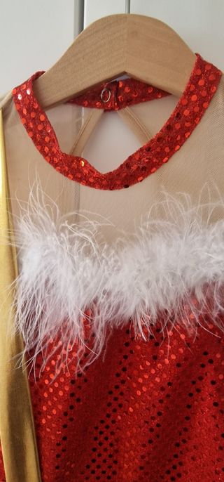 Traje baile niña Navidad 9-11 años
