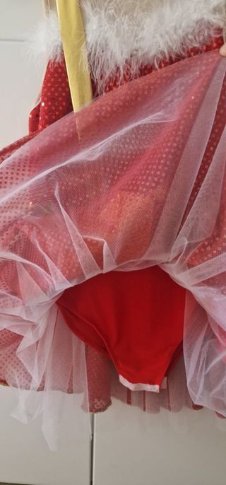 Traje baile niña Navidad 9-11 años