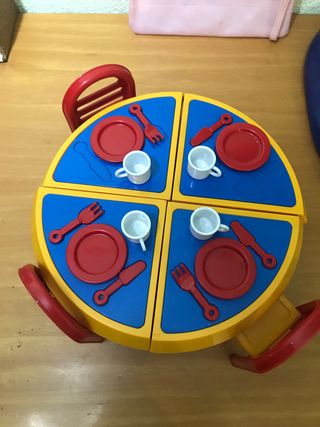 Mesa cocinita vintage infantil