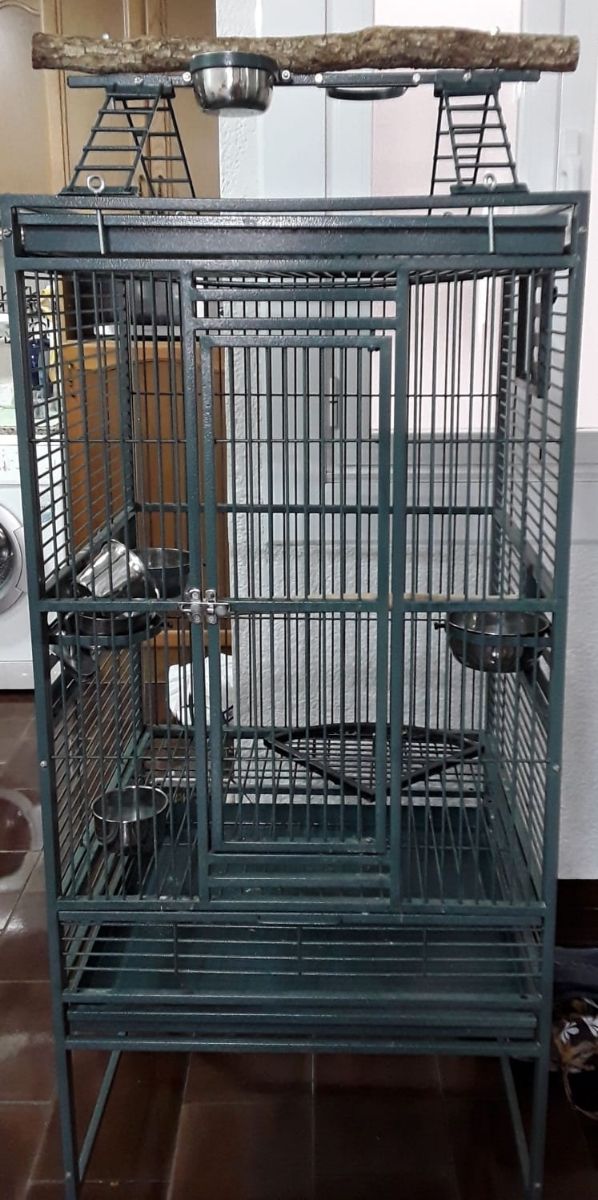 Jaula pajaros grande - Verde