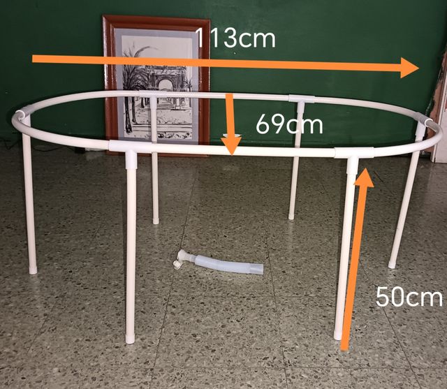 Estructura PVC piscina infantil