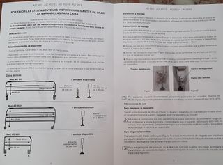 Barandillas de Seguridad abatible 4 barras