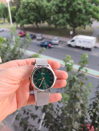 Reloj Lotus Hombre Verde - 2 correas minimalista