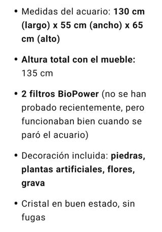 Acuario 300L con el mueble.