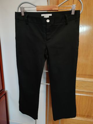 Pantalones Zara Basic negros -talla 40