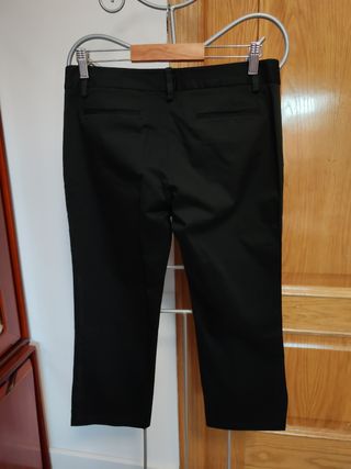 Pantalones Zara Basic negros -talla 40