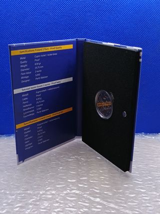 2€ moneta Finlandia 2025. Giochi Fin-Sve