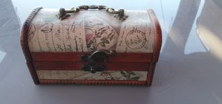 Caja vintage postal - Decorativa