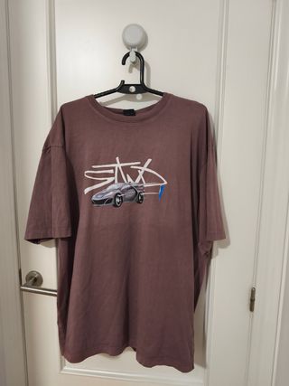 Camiseta marrón - Talla grande