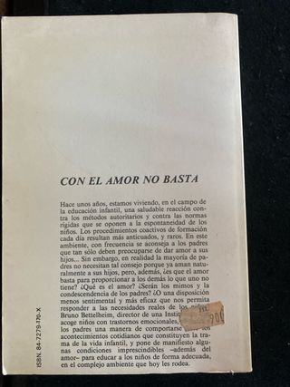 Libro con el amor no basta