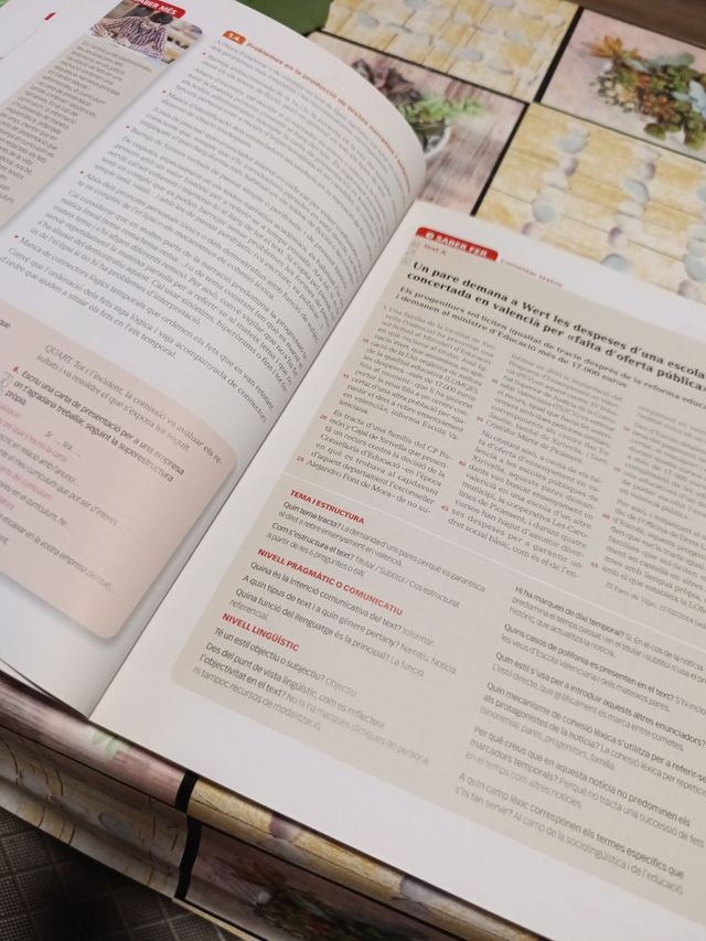 Llengua I Literatura, 2 Batxillerat