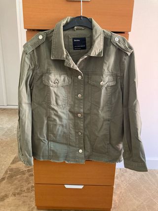 Chaqueta vaquera verde