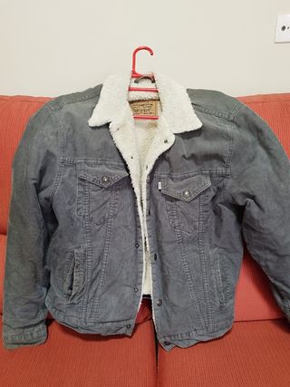 Cazadora Levi's Corduroy Gris