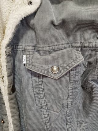Cazadora Levi's Corduroy Gris