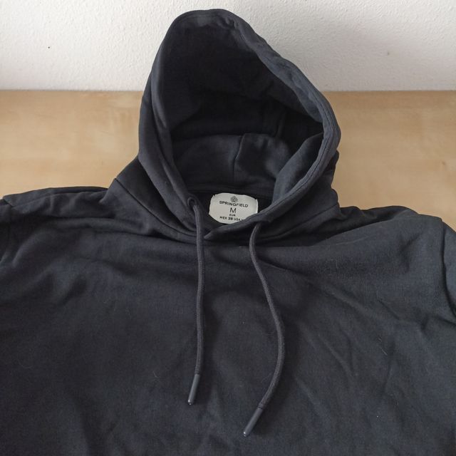 Sudadera Springfield negra - Talla M