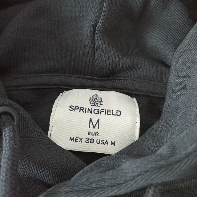 Sudadera Springfield negra - Talla M