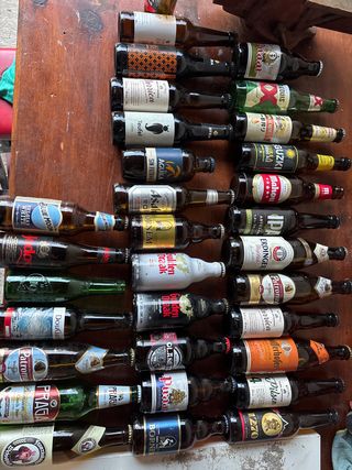32 bottiglie di birra varia