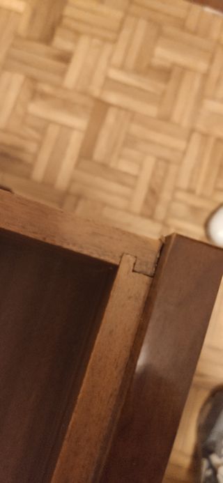 Escritorio Secreter Vintage antiguo de madera