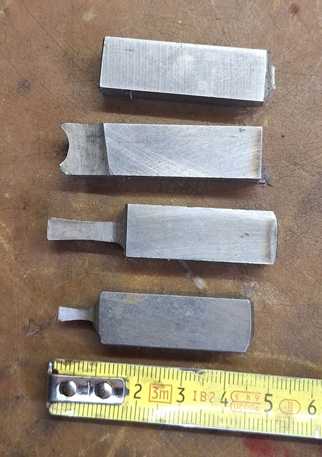 4 herramientas para torno usadas