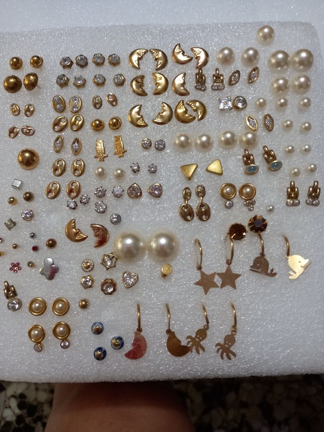 Pendientes golfi varios precios a escoger.