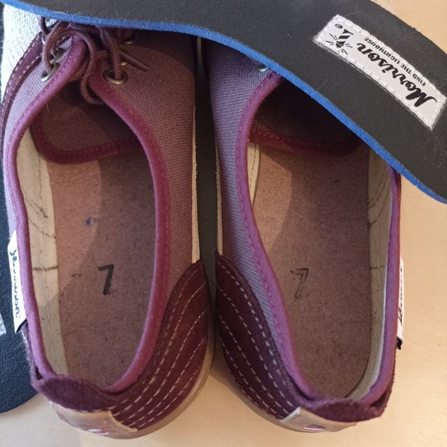 Zapatillas Morrison - Marrón-Rojas, Talla 37