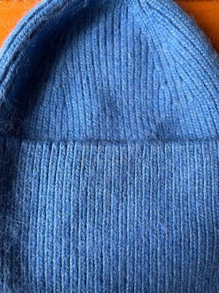 2 Gorros lana - beige, azul