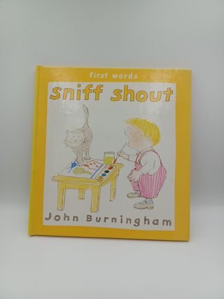 Libro infantil ilustrado Sniff Shout, en inglés 