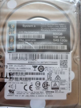 HDD Lenovo 600GB SAS 12Gb