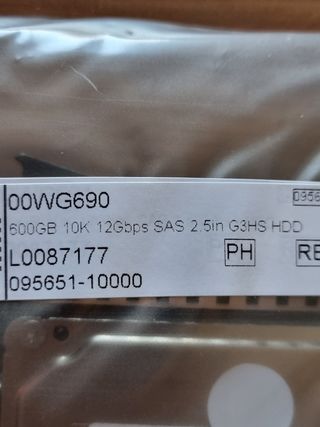 HDD Lenovo 600GB SAS 12Gb