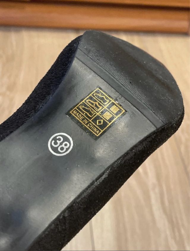 Botas altas negras tacón fino