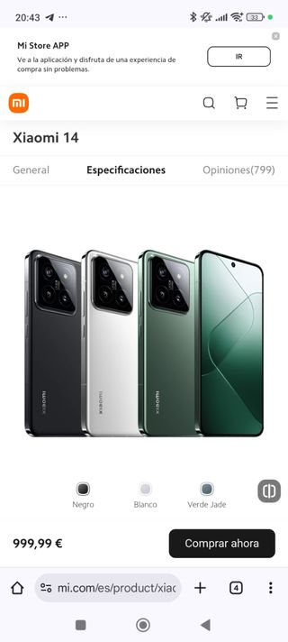 Xiaomi 14 - 512gb - Negro