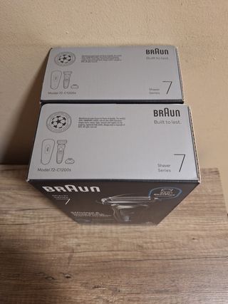 2x Braun Series 7 afeitadoras Modelo 72-C1200s